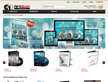 Tablet Screenshot of loja.artsomstudio.com.br